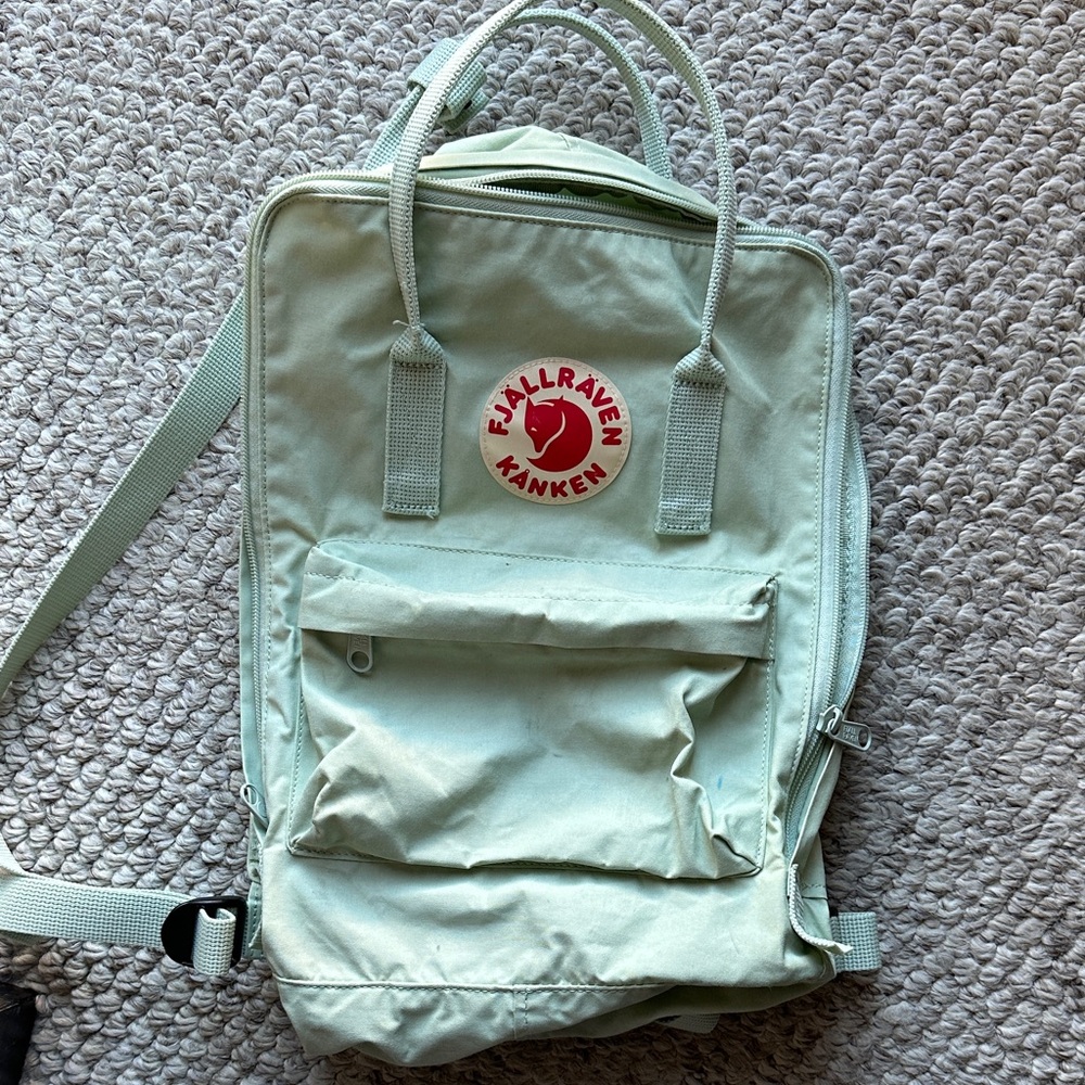 Fjallraven Kanken Backpack mint green